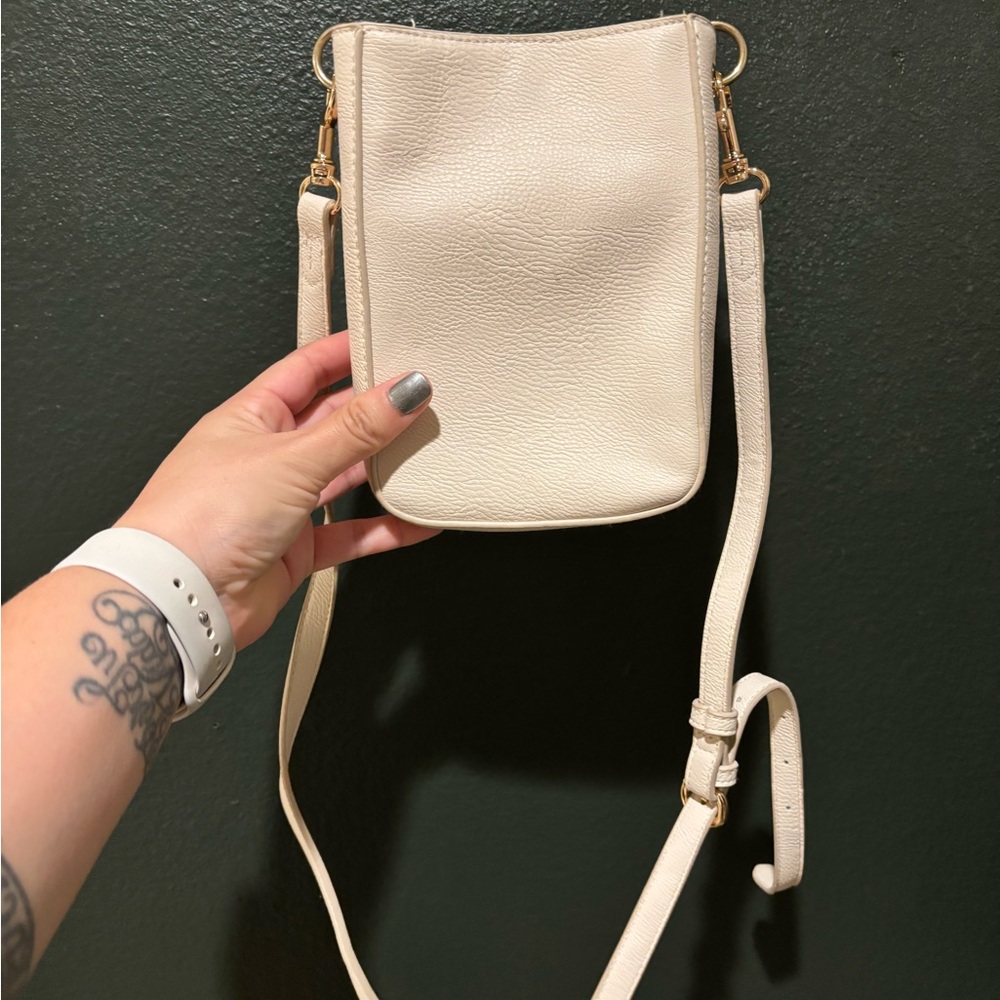 Cream Crossbody Bag